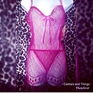 NEW NET LINGERIE SET